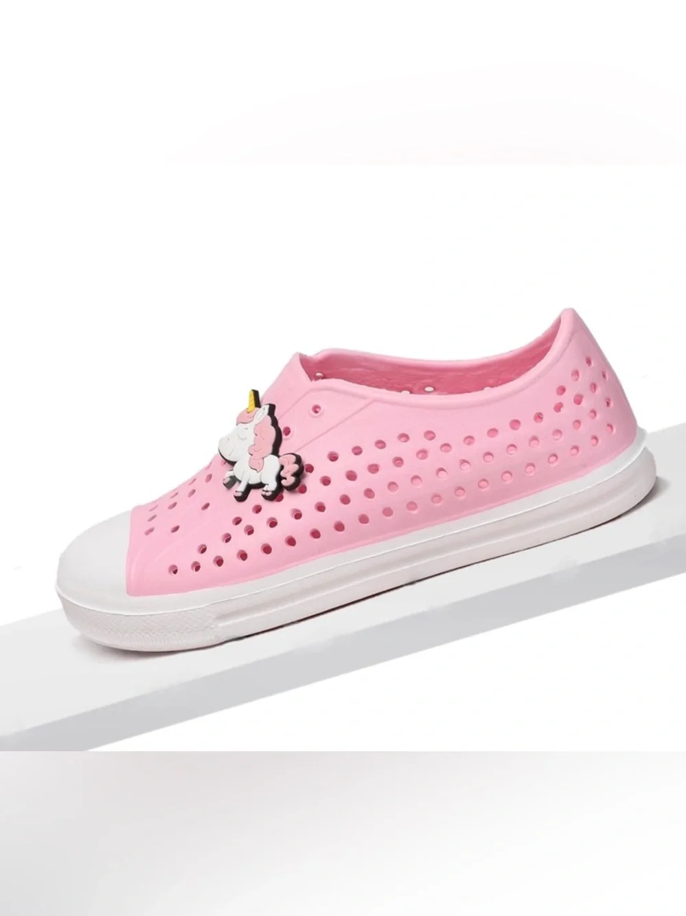 Racqua Kids Pink Unicorn Slip-On Water Shoes